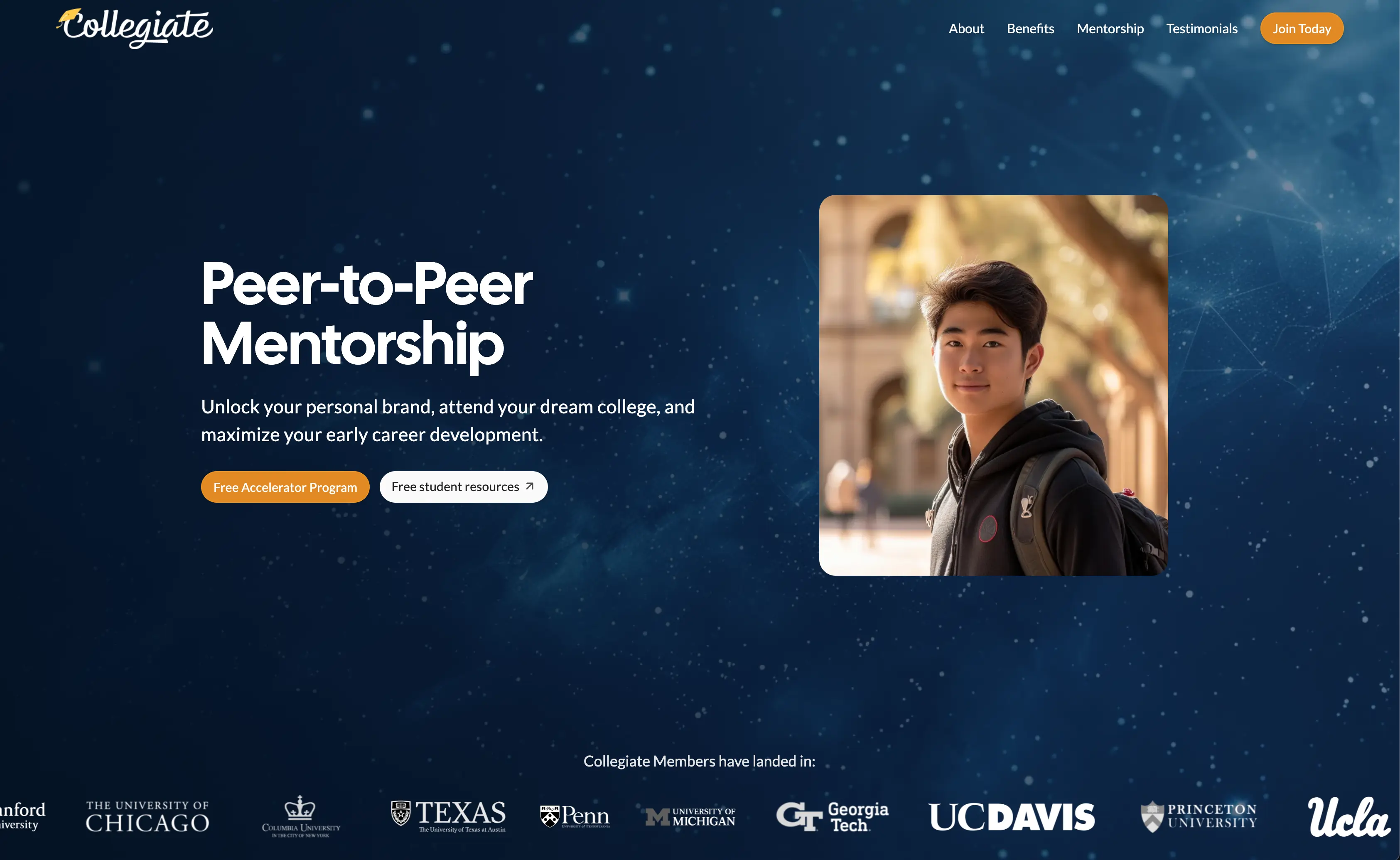 Collegiate Consulting increase conversion rate webpage